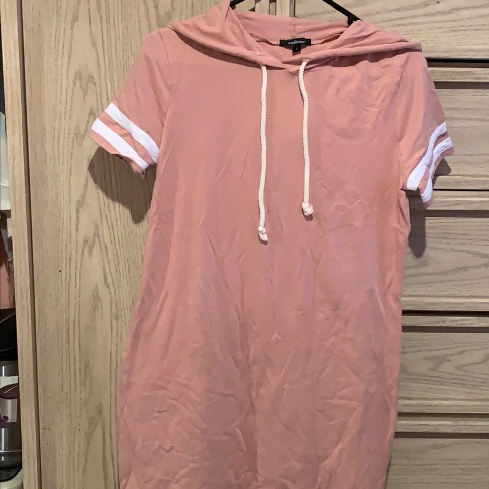 t-shirt hoodie dress